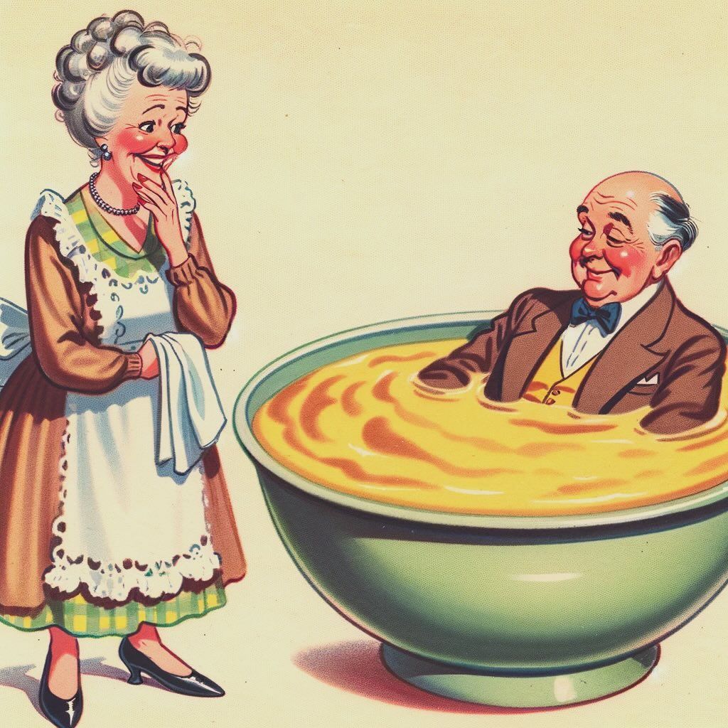 Sweet Soak The Pudding Bowl Dip